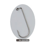Sasame Aberdeen Jig Hooks – Black Nickel Finish (Made in Japan)