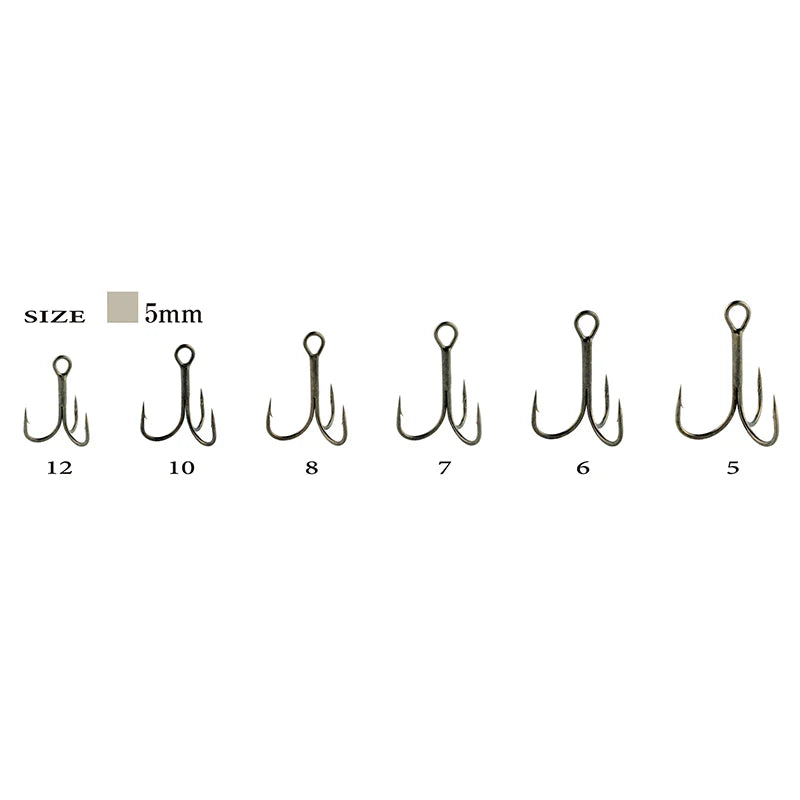 Ryugi Pierce Dagger Treble Hook | Premium Treble Fishing Hook | Size 5 - 12