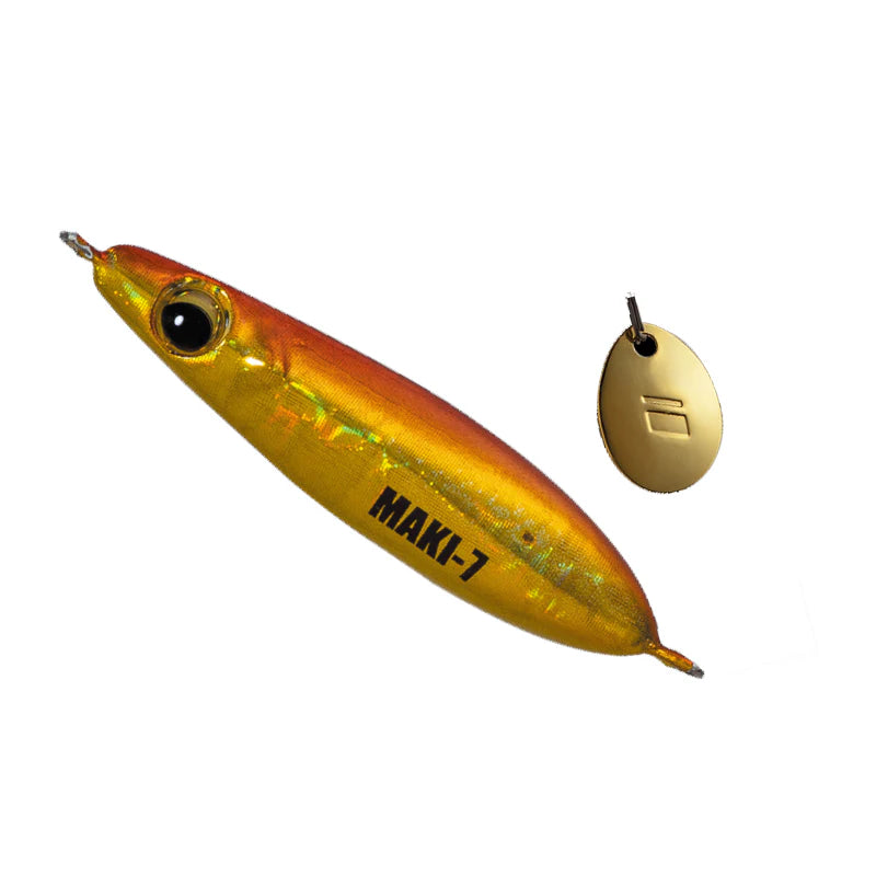 Major Craft Maki Japanese Micro Jig with Spinner| 2.91-3.51mm | 3-7gm
